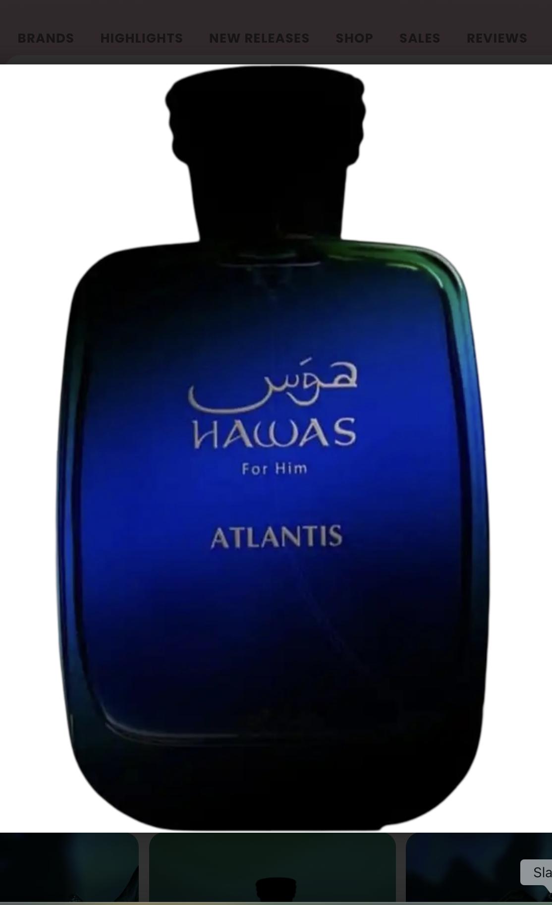 Rasasi Hawas Atlantis H 100 ml EDP