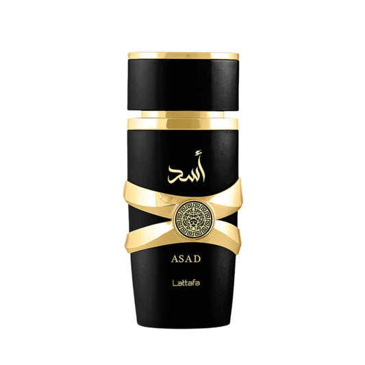 Est. Lattafa Asad HM (3pz) 3.4oz EDP / 6.67oz Deo / 10.14 Air Fresh